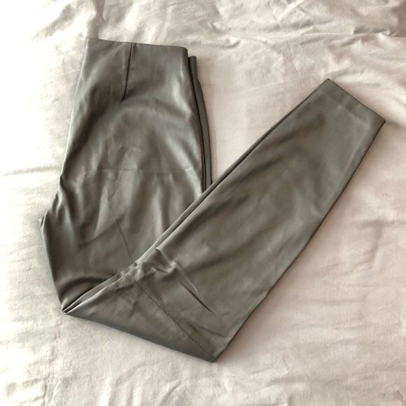 Reitmans Faux Leather Leggings Sz 7 - Picture 1 of 5